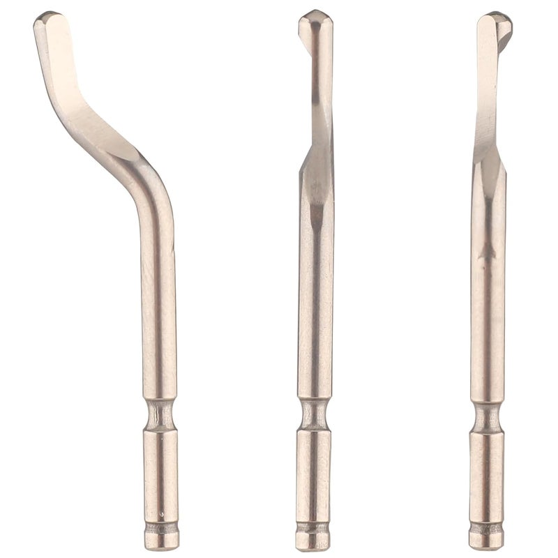 Askwhy 10PCS Cobalt Deburring Blades BS1018 S100 - High-Speed Steel Burr Removal Tool for Metal, Stainless Steel, Copper, Aluminum, Plastic, and High-Hardness Materials - Image 5